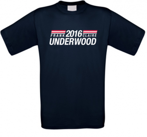 Stan - חנות ה-Merchandise למעריצים מכל הסוגים בית הקלפים Underwood 2016 House Of Cards T-Shirt Toutes Tailles Neuf