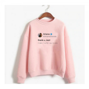 Stan - חנות ה-Merchandise למעריצים מכל הסוגים אריאנה גרנדה Ariana Grande Sweater Sweatshirt Hoodie 7 Rings Thank u Next NEW 2019