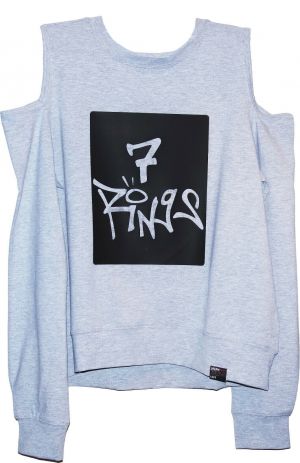 Stan - חנות ה-Merchandise למעריצים מכל הסוגים אריאנה גרנדה Ariana Grande Thank U Next 7 Rings Open Shoulder Top Women Sweatshirt New
