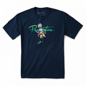 Stan - חנות ה-Merchandise למעריצים מכל הסוגים ריק ומורטי  Primitive x Rick & Morty Skate Nuevo Tee Men&#039;s Short Sleeve T Shirt Navy Blue