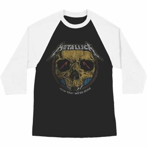 Stan - חנות ה-Merchandise למעריצים מכל הסוגים מטאליקה Authentic METALLICA Dead Raglan T-Shirt Black White S-2XL NEW
