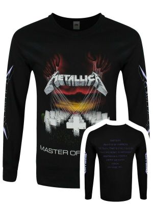 Stan - חנות ה-Merchandise למעריצים מכל הסוגים מטאליקה Metallica Long-sleeve T-Shirt Master Of Puppets Men's Black