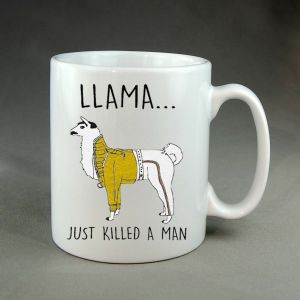 Stan - חנות ה-Merchandise למעריצים מכל הסוגים Queen Llama Just Killed A Man Mug Freddie Mercury Queen Joke Meme Gift Funny Mug
