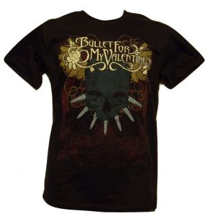 Stan - חנות ה-Merchandise למעריצים מכל הסוגים Bullet for My Valentine BULLET FOR MY VALENTINE 'SKULL' ROCK T SHIRT SIZE SMALL, OFFICIAL BAND MERCH