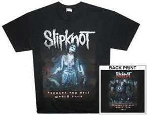 Stan - חנות ה-Merchandise למעריצים מכל הסוגים Slipknot OFFICIAL LICENSED - SLIPKNOT - ADMAT PREPARE FOR HELL TOUR T SHIRT METAL COREY