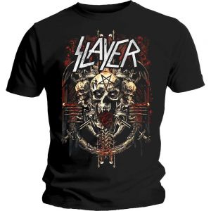 Stan - חנות ה-Merchandise למעריצים מכל הסוגים Slayer OFFICIAL LICENSED - SLAYER - DEMONIC ADMAT T SHIRT - THRASH METAL FINAL TOUR