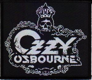 Stan - חנות ה-Merchandise למעריצים מכל הסוגים Black Sabbath Ozzy Osbourne Crown Logo Woven Patch Official Heavy Metal Rock Band Merch New