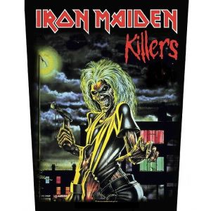 Iron Maiden Killers Album Jacket Back Patch Official Heavy Metal Backpatch New