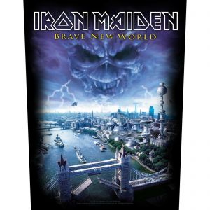 Stan - חנות ה-Merchandise למעריצים מכל הסוגים Iron Maiden Iron Maiden Brave New World Jacket Back Patch Official Heavy Metal New
