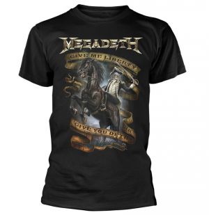 Megadeth Give Me Liberty Shirt S-XXL Metal Band Tshirt Official T-Shirt New
