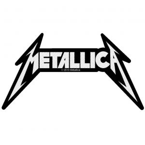 Metallica Shaped Logo Patch Official Heavy Metal Band Merch New
