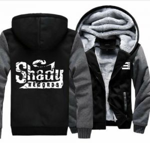 Stan - חנות ה-Merchandise למעריצים מכל הסוגים Eminem Unisex EMINEM Hoodie Coat Jacket Winter Mens Thick Zipper Sweatshirt Outwear New