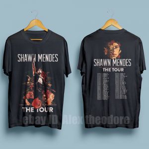 Stan - חנות ה-Merchandise למעריצים מכל הסוגים שון מנדס שון מנדס חולצה מסיבוב ההופעות 2019 כולל מיקומים