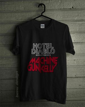Stan - חנות ה-Merchandise למעריצים מכל הסוגים MGK New MACHINE GUN KELLY MGK HOTEL DIABLO WORLD TOUR 2019 T-Shirt Size S To 2XL