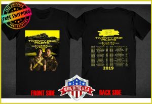 Stan - חנות ה-Merchandise למעריצים מכל הסוגים Twenty One Pilots FREESHIP best Twenty One Pilots Shirt Bandito Concert Tour 2019 T-Shirt Size S-2
