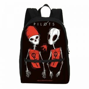 Stan - חנות ה-Merchandise למעריצים מכל הסוגים Twenty One Pilots Twenty One Pilots Backpack Rucksack School Backpack Teenager Canvas Bag