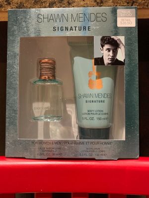 Stan - חנות ה-Merchandise למעריצים מכל הסוגים שון מנדס SHAWN MENDES SIGNATURE PERFUME Set 1.0 Oz  Perfume & 5oz Lotion