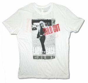 Stan - חנות ה-Merchandise למעריצים מכל הסוגים ליידי גאגא Lady Gaga Sold Out Roseland Spring Shows Adult White T Shirt New