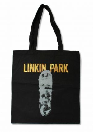Stan - חנות ה-Merchandise למעריצים מכל הסוגים Linkin Park Linkin Park Skulls Black Tote Bag New Official Band  LP Merch