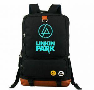 Stan - חנות ה-Merchandise למעריצים מכל הסוגים Linkin Park Linkin Park Rock Luminous Shoulder Backpack Book Bag School Bag Rucksack 