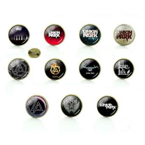 Stan - חנות ה-Merchandise למעריצים מכל הסוגים Linkin Park Linkin Park Music Chester Bennington Jacket Clothing Brooch Pin Badge Gift Bag