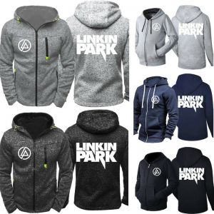 Stan - חנות ה-Merchandise למעריצים מכל הסוגים Linkin Park Linkin Park Hoodies Top Luminous Spring Pullover Sweatshirt Zip Up Jackets Coat