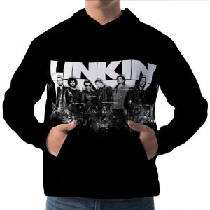 Stan - חנות ה-Merchandise למעריצים מכל הסוגים Linkin Park Linkin Park Mens Hoodie Hooded Pullover Sweatshirt aam20203