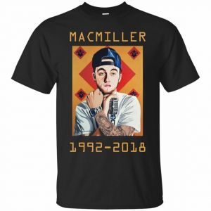Stan - חנות ה-Merchandise למעריצים מכל הסוגים Mac Miller Black T-Shirt - Mac-Miller 1992 - 2018 Gift Mac-Miller T-Shirt For Men Size US