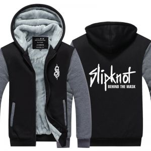 Stan - חנות ה-Merchandise למעריצים מכל הסוגים Slipknot New slipknot Cosplay Zipper Hoodie Winter Coat Fleece Unisex Jacket Sweatshirts