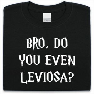 Stan - חנות ה-Merchandise למעריצים מכל הסוגים הארי פוטר Bro Do You Even Leviosa? T-Shirt Potter funny Mens Womens Gym