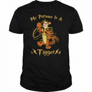 Stan - חנות ה-Merchandise למעריצים מכל הסוגים הארי פוטר My Patronus Is A Tigger T Shirt Christmas Black Cotton Men Made in USA