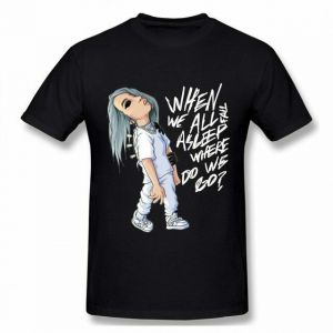 Stan - חנות ה-Merchandise למעריצים מכל הסוגים בילי אייליש Billie Eilish When We All Fall Asleep, Where Do We Go? Black T-Shirt For Fans