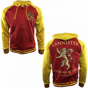 Stan - חנות ה-Merchandise למעריצים מכל הסוגים משחקי הכס GAME OF THRONES MENS HOODIE SWEATSHIRT 2XL LANNISTER SWEATER JACKET WINTER 