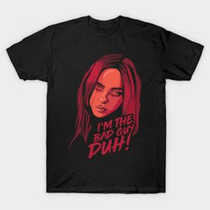 Stan - חנות ה-Merchandise למעריצים מכל הסוגים בילי אייליש Billie Eilish I'm The Bad Guy, Duh Xanny Lovely Don't Smile At Me Black T-Shirt