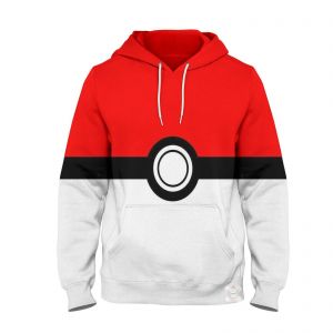 Stan - חנות ה-Merchandise למעריצים מכל הסוגים פוקימון New Pokeball Pokemon Ash Katsam 3D Hoodie Sweatshirt Men Women Pullover S-6XL