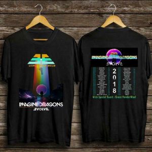 Stan - חנות ה-Merchandise למעריצים מכל הסוגים Imagine Dragons NEW ALBUM IMAGINE DRAGONS EVOLVE CONCERT TOUR 2018 NEW UNISEX USA SIZE T-SHIRT
