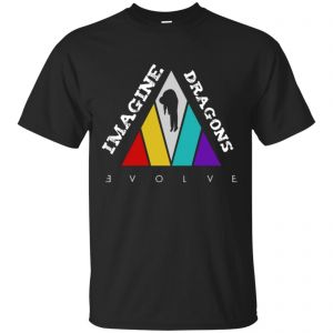 Stan - חנות ה-Merchandise למעריצים מכל הסוגים Imagine Dragons Imagine Dragons Evolve Black Men's T-shirt S M L XL 2XL 3XL
