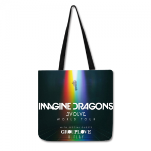 Stan - חנות ה-Merchandise למעריצים מכל הסוגים Imagine Dragons New Cool Imagine Dragons Evolve Album Tote Bag Women Handbag Shopping