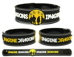 Stan - חנות ה-Merchandise למעריצים מכל הסוגים Imagine Dragons Imagine Dragons wristband rubber bracelet 