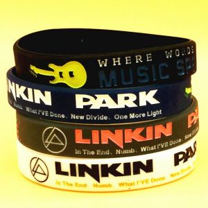 Stan - חנות ה-Merchandise למעריצים מכל הסוגים Linkin Park Linkin Park Rock Band Silicone Rubber Wristband Bracelet Jewelry Gift Souvenir