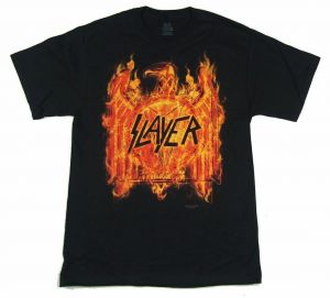 Stan - חנות ה-Merchandise למעריצים מכל הסוגים Slayer Slayer Flaming Eagle 2016 Tour Black T Shirt New Official Band Merch