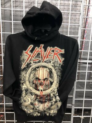 Stan - חנות ה-Merchandise למעריצים מכל הסוגים Slayer Slayer Skull Black Pullover Hoodie Sweatshirt