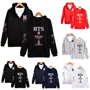 Stan - חנות ה-Merchandise למעריצים מכל הסוגים BTS BTS Love Yourself Hoodies JUNG KOOK V JIN SUGA JIMIN J-HOPE RM Casual Sweatshirt