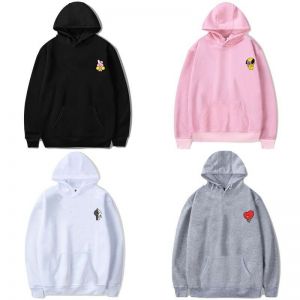 Stan - חנות ה-Merchandise למעריצים מכל הסוגים BTS Kpop BTS Bangtan Boys Sweater BT21 Cartoon Unisex Hoodie Sweatshirt COOKY CHIMMY