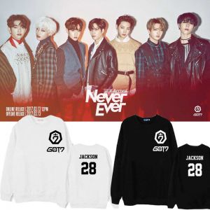 Stan - חנות ה-Merchandise למעריצים מכל הסוגים GOT7 KPOP GOT7 FLIGHT LOG ARRIVAL Sweater Jackson Pullover Unisex Mark Sweatershirt