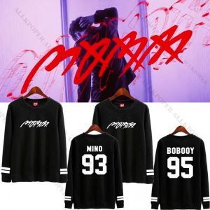 Stan - חנות ה-Merchandise למעריצים מכל הסוגים Ikon ו-Winner Kpop IKON Bobby Sweatershirt The MOBB Winner Minho Sweater Pullover Hoodie