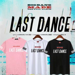 Stan - חנות ה-Merchandise למעריצים מכל הסוגים Big Bang Kpop Bigbang G-Dragon Tshirt Made The Full T-shirt Unisex TOP Taeyang Cotton Tee