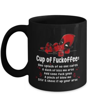 Stan - חנות ה-Merchandise למעריצים מכל הסוגים Marvel Deadpool Tiny Cup Of Fuckoffee Cute Coffee Mug Tea Cup