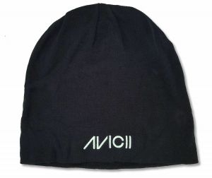 Stan - חנות ה-Merchandise למעריצים מכל הסוגים Avicii AVICII Embroidered Logo Black Over Sized Beanie Ski Hat New Official Merch