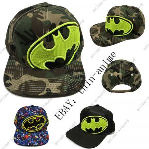 Stan - חנות ה-Merchandise למעריצים מכל הסוגים DC Batman Hat Cap Hip-Hop Canvas Baseball 3D LOGO DC Comics Hats Cosplay Otaku
